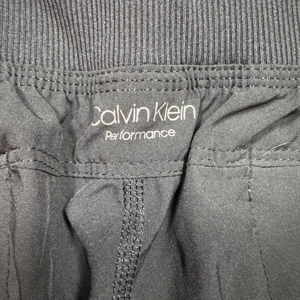 Calvin Klein performance stretch cropped leggings size XS Black moisture wicking - Picture 9 of 13